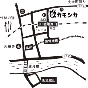 カモシカ地図_map